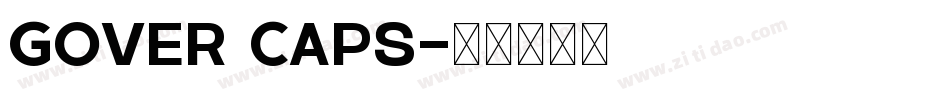 gover caps字体转换